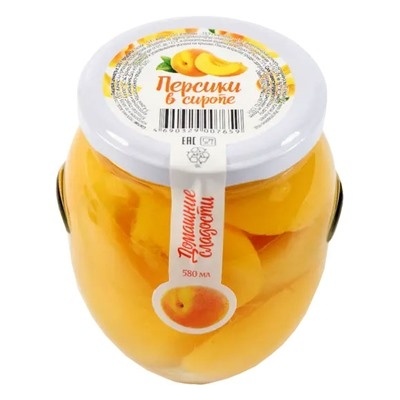 Персики в сиропе 530г фото 1